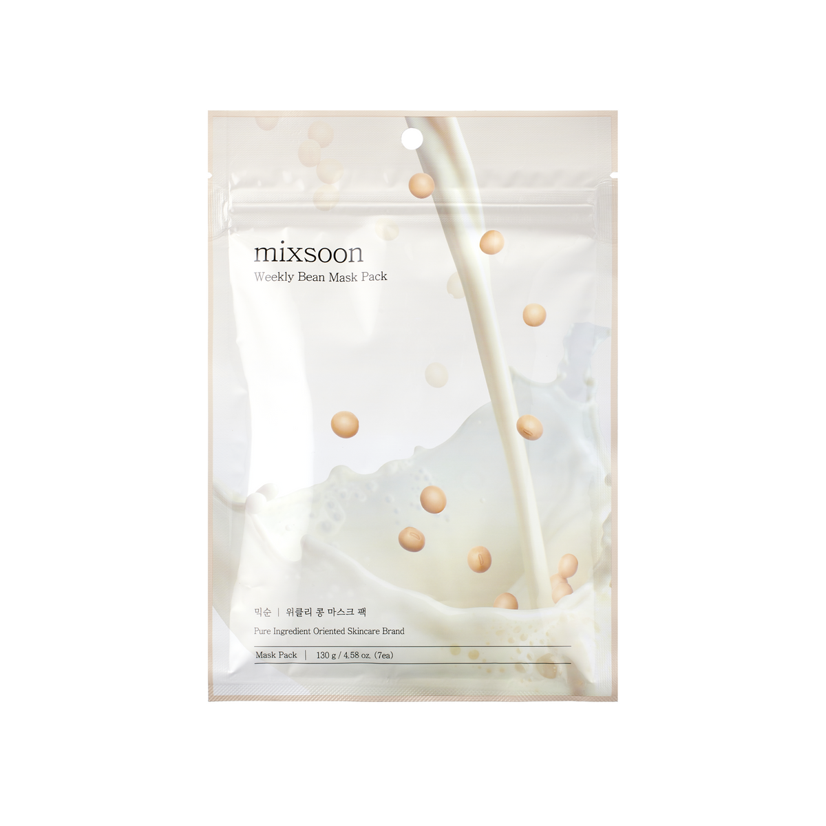 Máscaras Weekly Bean mixsoon 130 g (7 unidades)