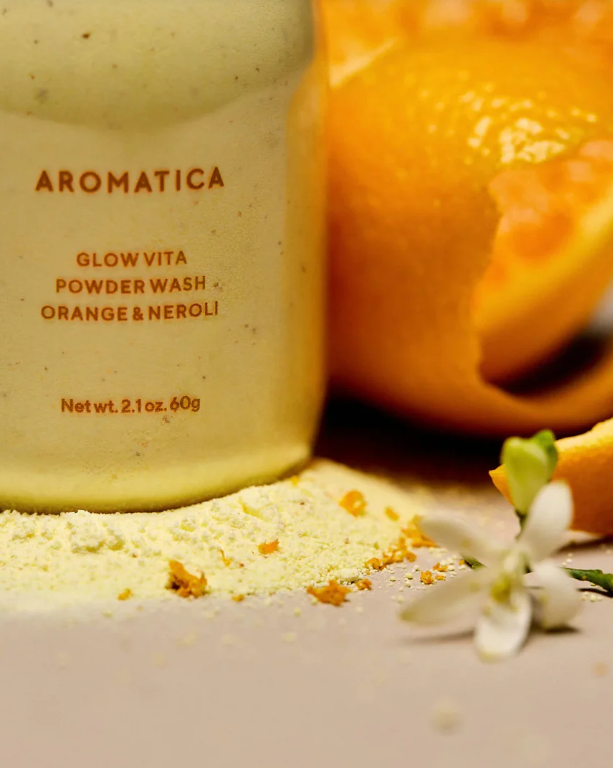 Pó de Limpeza Facial Glow Vita Laranja & Neroli 60g