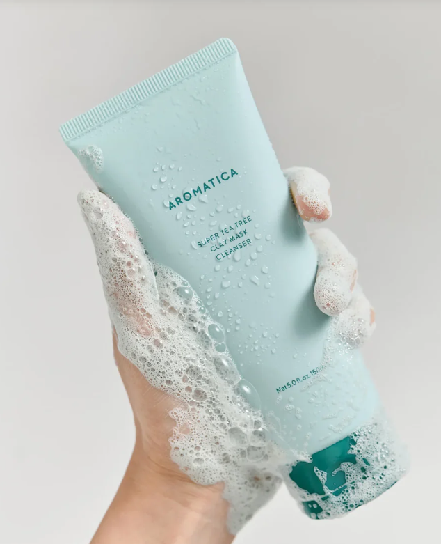 Super Máscara de Argila e Tea Tree Cleanser 150ml