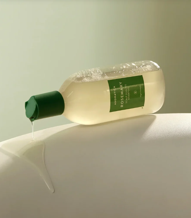 Shampoo Esfoliante para Couro Cabeludo com Alecrim 400ml e Refil 500ml