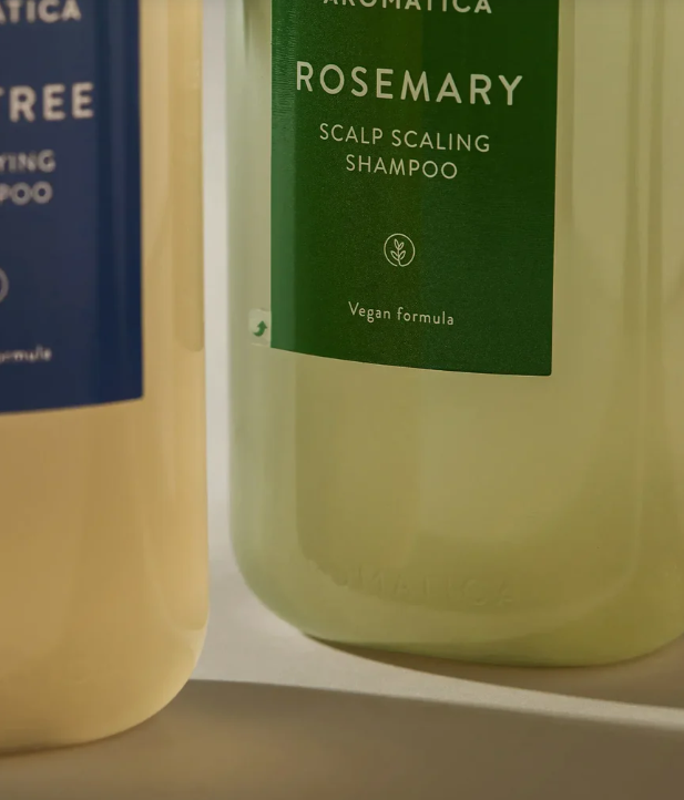 Shampoo Esfoliante para Couro Cabeludo com Alecrim 400ml e Refil 500ml
