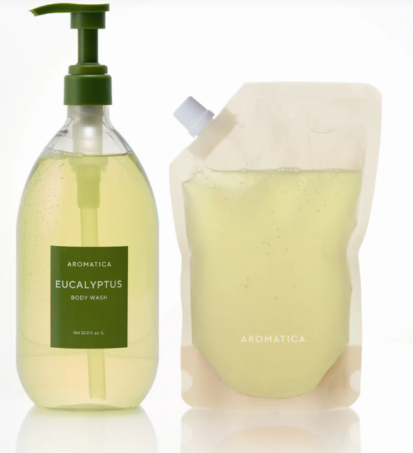 Sabonete Corporal de Eucalipto 1L + Refil 500ml