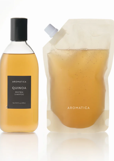 Shampoo de Proteína de Quinoa 400ml + Refil 500ml