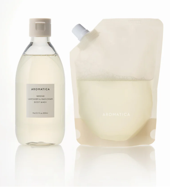 Sabonete Líquido Corporal Serene Lavanda & Manjerona 300 ml + Refil 300 ml