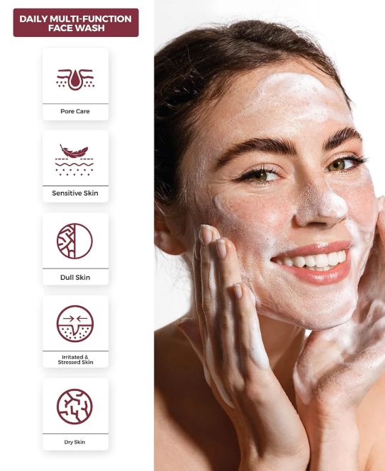 Espuma de Limpeza Facial com Aminoácidos Madeca – 160 g