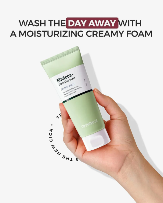 Espuma de Limpeza Facial com Aminoácidos Madeca – 160 g