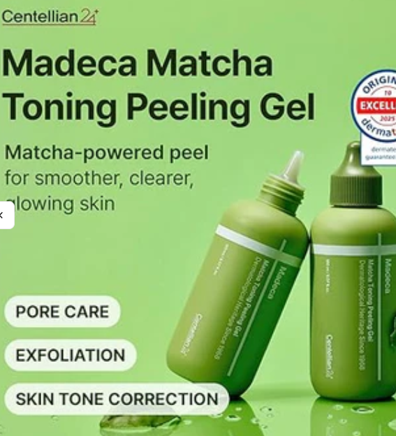Gel Esfoliante Tonificante de Matcha Madeca – 150 ml