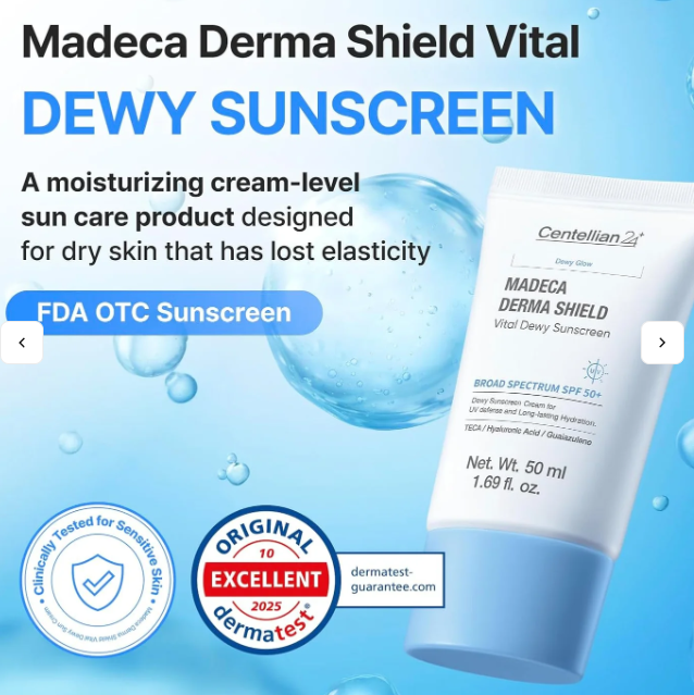 Protetor Solar Derma Shield Vital Dewy Madeca – 50 ml