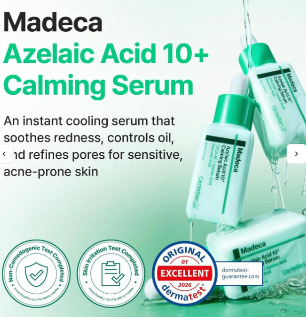 Sérum Calmante com Ácido Azelaico 10+ Madeca – 30 ml