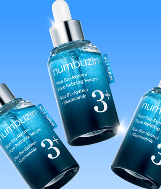 3 Ampola Remodeladora de Poros com Bio-Retinol Azul – 30 ml