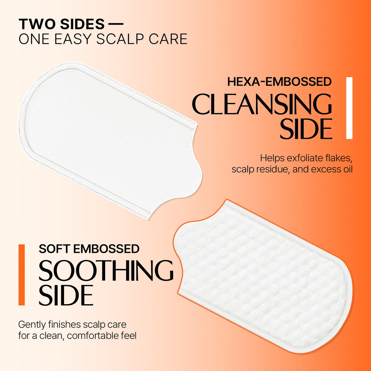 Growturn Scalp Cleansing Pad: discos de limpeza para couro cabeludo 15 unidades