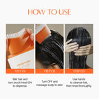 Growturn 3D Volume: shampoo com escova para couro cabeludo 200 ml
