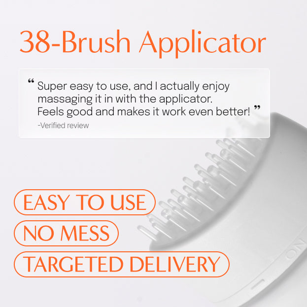 Growturn Exosome Brush Ampoule: sérum para couro cabeludo com escova 100 ml