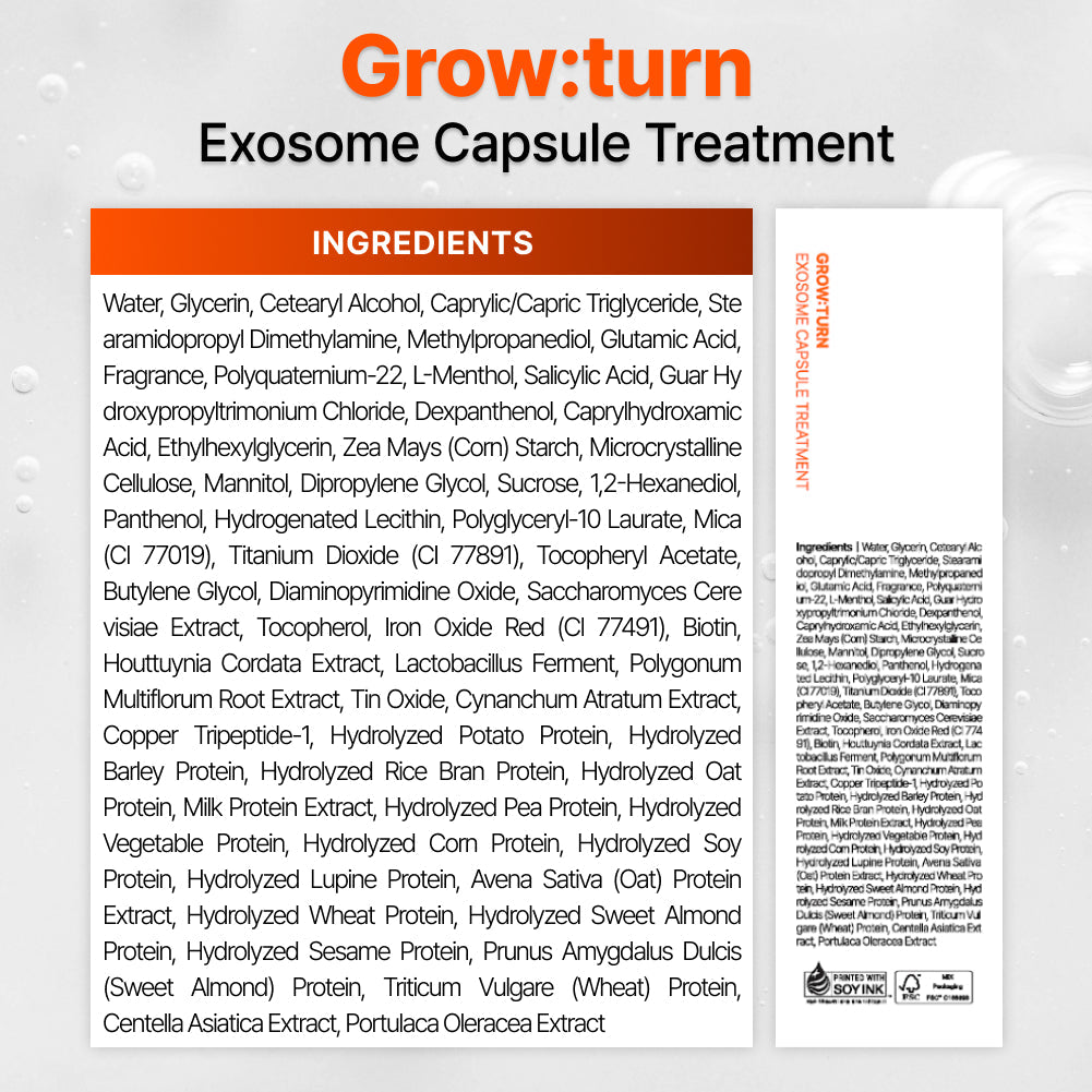 Growturn Capsule Treatment: tratamento para couro cabeludo e fios 230 ml