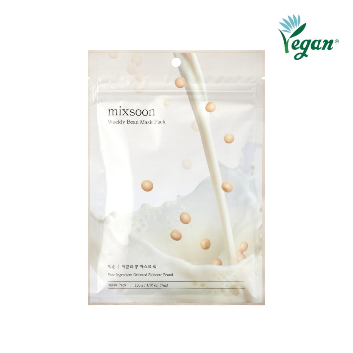 Máscaras Weekly Bean mixsoon 130 g (7 unidades)